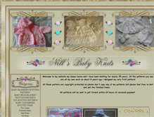 Tablet Screenshot of nellsbabyknits.co.uk